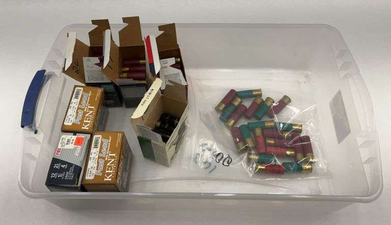Mixed Lot of 12 Gauge Shotgun Shells Lead - Approximately 163 Rounds image