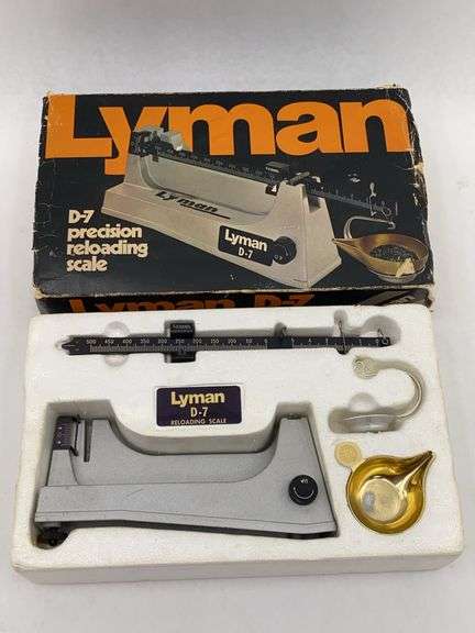 Lyman D-7 Precision Reloading Scale with Original Box image