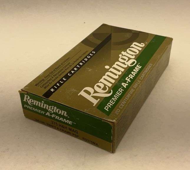 Remington Premier A-Frame .375 H&H Magnum Rifle Cartridges image