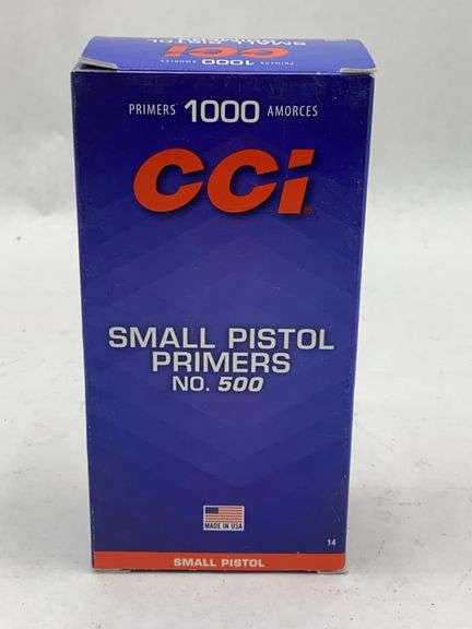 CCI Small Pistol Primers No. 500 - 1000 Count image