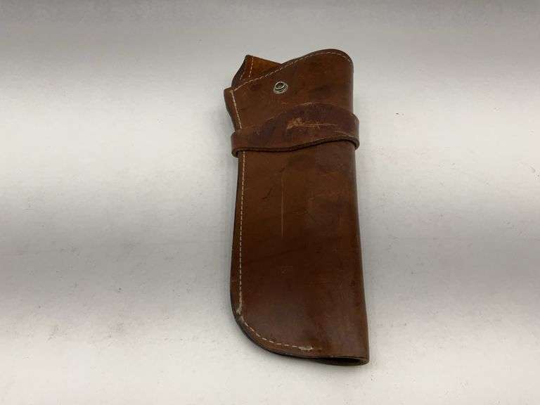 Leather Long Barrel Revolver Holster image