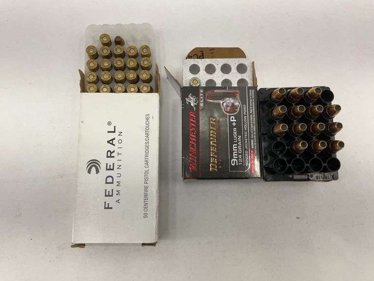 9mm Luger Ammunition - 70 Cartridges Total image