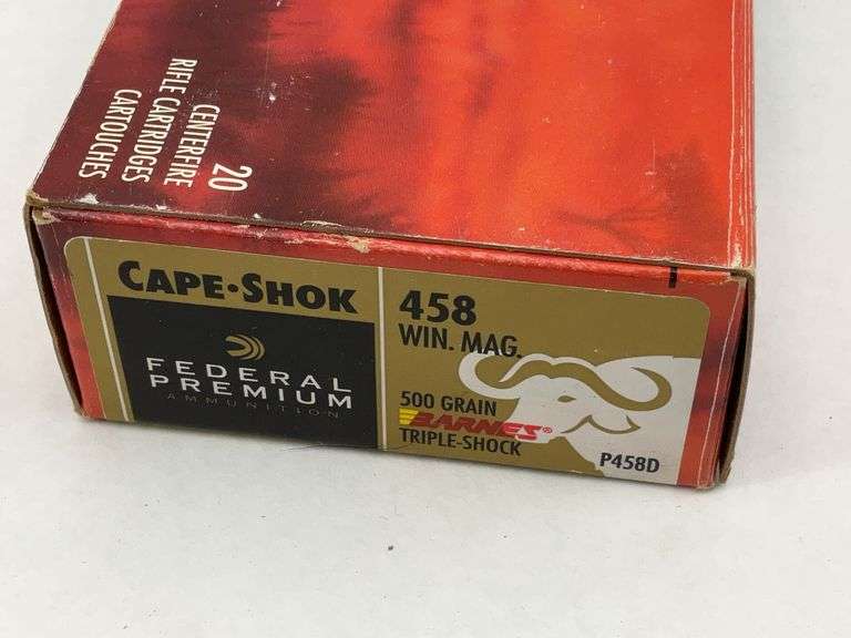 Federal Premium Cape-Shok .458 Win Mag Ammunition image