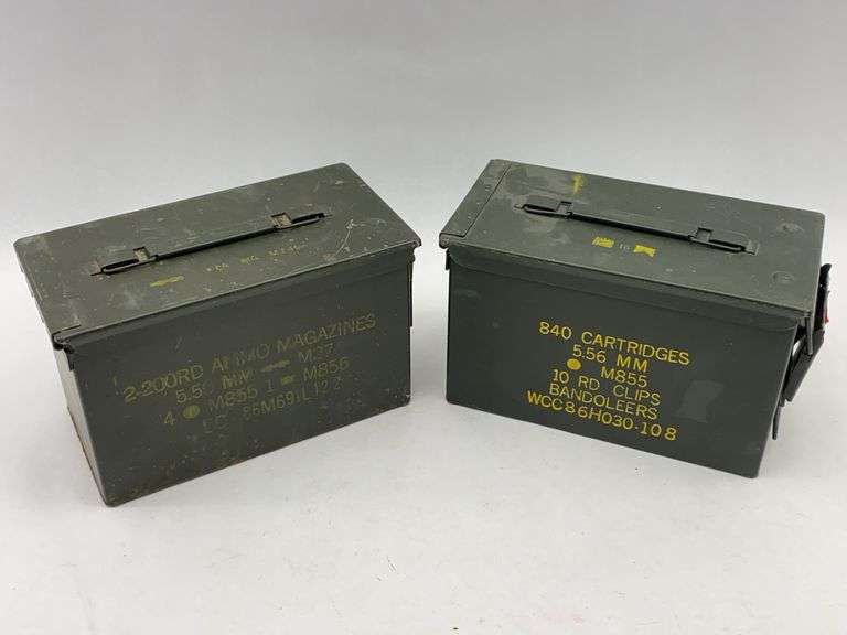 Two Military Ammo Cans image