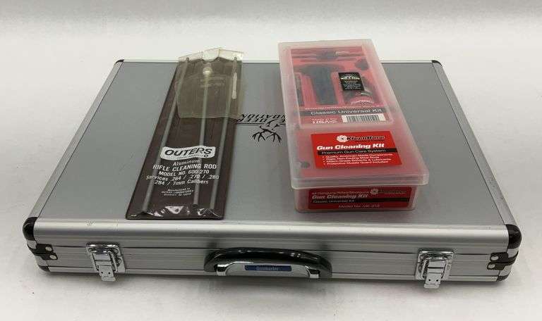 Gunmaster Cleaning Kit with Outers Rifle Cleaning Rod and KleenBore Gun Cleaning Kit image