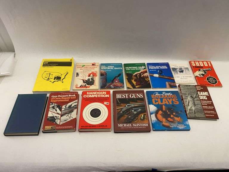 Collection of Shooting, Fishing, and Gun Related Books image