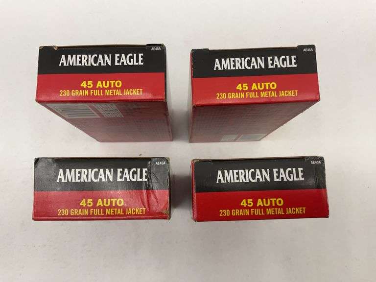 American Eagle .45 Auto 230 Grain Full Metal Jacket Ammunition - 4 boxes image