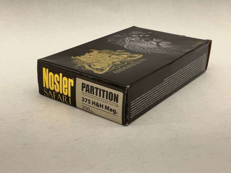 Nosler Safari Partition .375 H&H Mag Ammunition - 1 box image