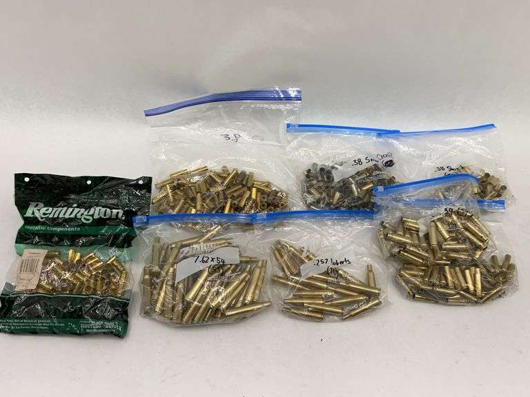 Assorted Brass Ammunition Casings - Various Calibers image