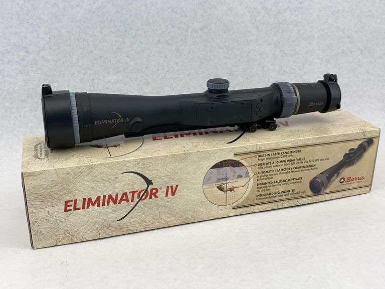 Burris Eliminator IV 4-16x50 Laser Riflescope with Accessories image
