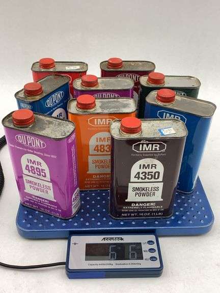 DuPont IMR Smokeless Powder Cans image