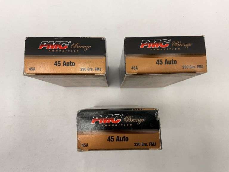 PMC Bronze .45 Auto Ammunition - 3 Boxes image
