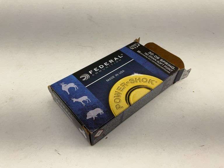 Federal Power-Shok 30-06 Spring 180 Grain Soft Point Ammunition image