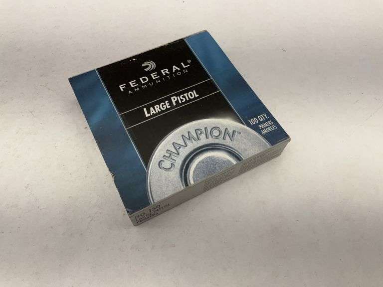 Federal Champion No. 150 Large Pistol Primers - 100 Count image