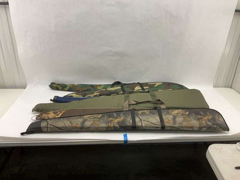 Lot of 5 Gun Cases in Assorted Colors image