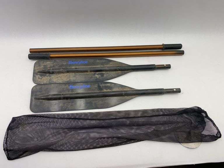 Set of Sevylor Kayak or Boat Paddles with Carry Bag image