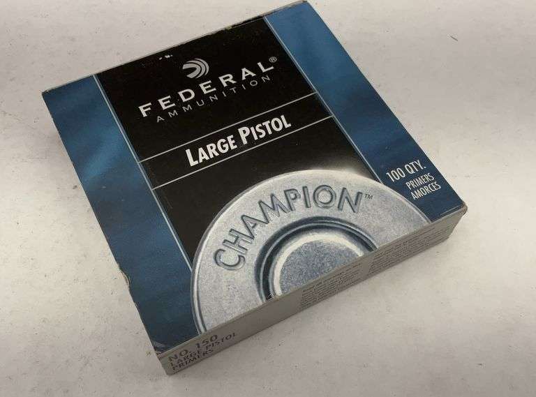 Federal Champion No. 150 Large Pistol Primers - 100 Count image