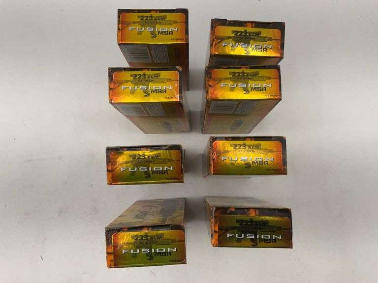Federal Fusion MSR .223 Rem 62 Grain Ammunition - 8 Boxes image