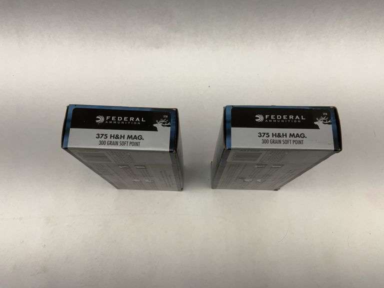 Federal Rifle Ammunition - Power Shok & .375 H&H - 2 boxes Mag image