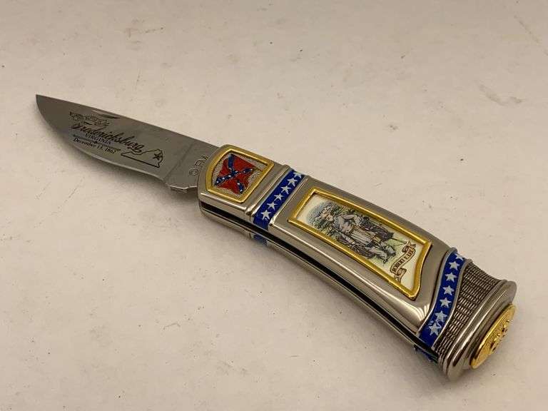 Franklin Mint Battle of Fredericksburg Pocket Knife image