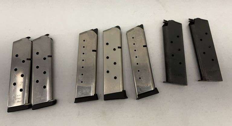 .45 ACP Magazines: KIMPRO TAC-MAG & More - Lot of 7 image