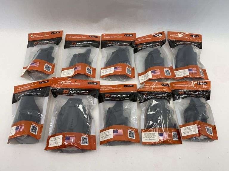 Lot of Assorted Rounded Kydex Gun Holsters image