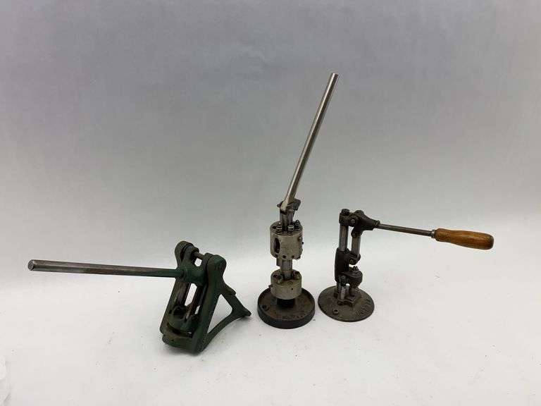 Three Manual Hand Presses: Jordan, Potter, and Unbranded image