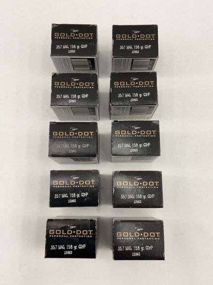 Speer Gold Dot .357 MAG 158 gr GDHP Ammunition -10 Boxes image