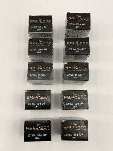 Speer Gold Dot .357 MAG 158 gr GDHP Ammunition -10 Boxes image