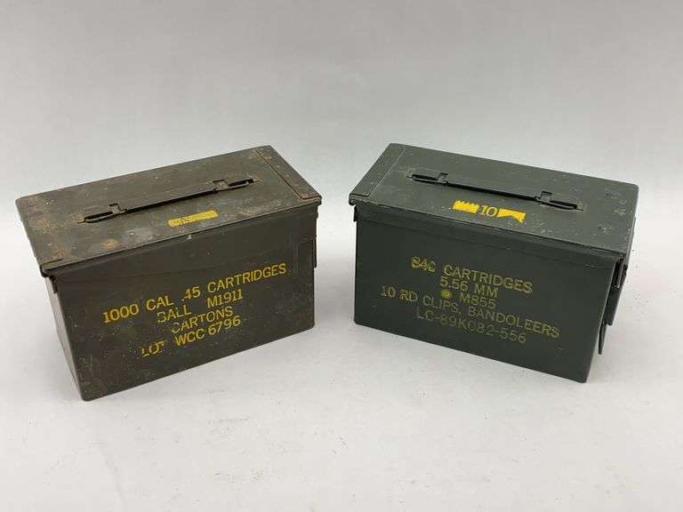 Two Military Ammo Cans image