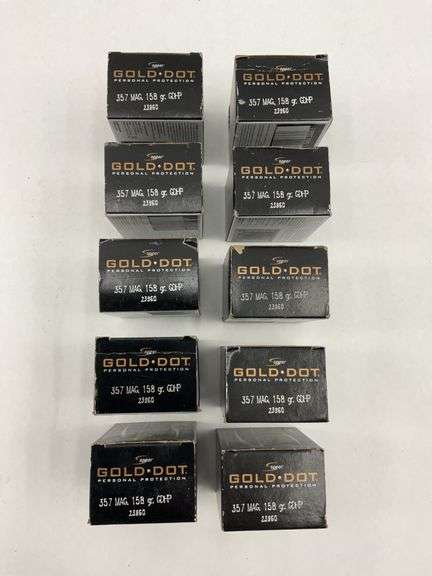 Speer Gold Dot .357 MAG 158 gr GDHP Ammunition -10 Boxes image