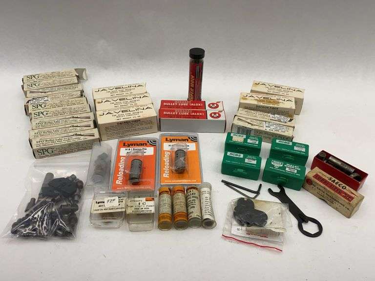Mixed Lot of Reloading Sizing Dies and Accessories image
