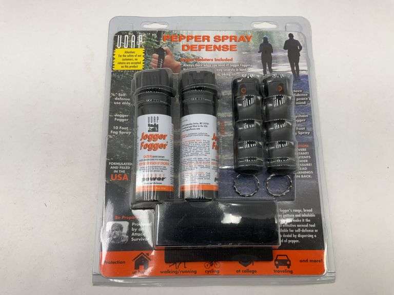 UDAP Pepper Power Bear Attack Survival Kit - Jogger Fogger & Keychain Fogger image