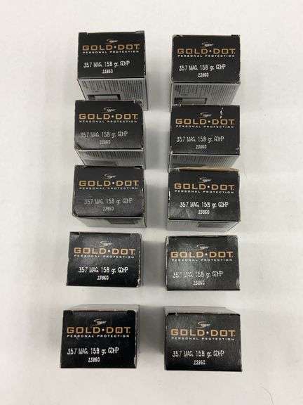Speer Gold Dot .357 MAG 158 gr GDHP Ammunition -10 Boxes image