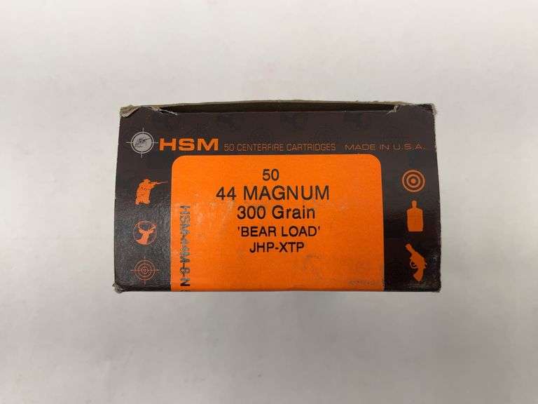 HSM .44 Magnum 300 Grain 'Bear Load' Ammunition Box image