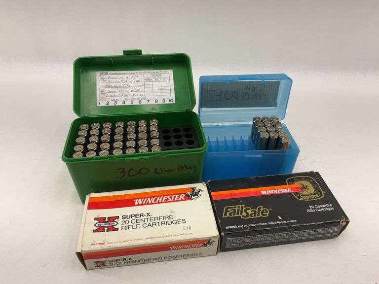 Winchester .300 Win Mag Rifle Cartridges and Cases image