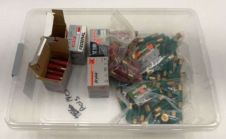 Mixed Lot of 12 Gauge Shotgun Shells Steel  (Approx. 190 Rounds) image
