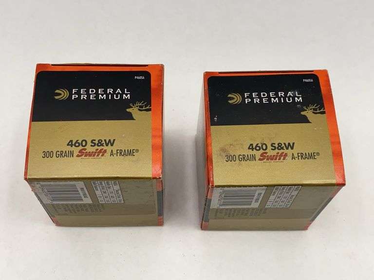 Federal Premium 460 S&W 300 Grain Swift A-Frame Ammunition - 2 boxes image