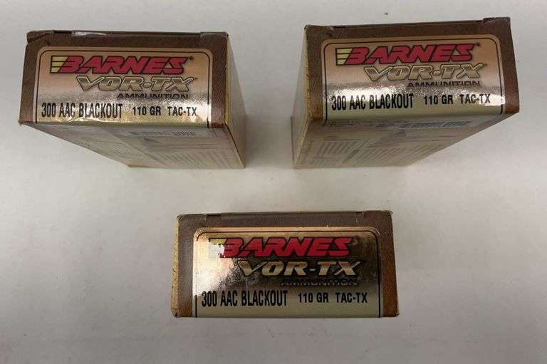 Barnes VOR-TX 300 AAC Blackout 110 GR TAC-TX Ammunition - 3 boxes image
