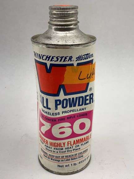 Winchester Western Ball Powder 760 Smokeless Propellant - 1 lb Can image