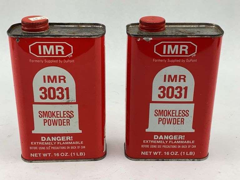 Two IMR 3031 Smokeless Powder Cans - 16 oz image