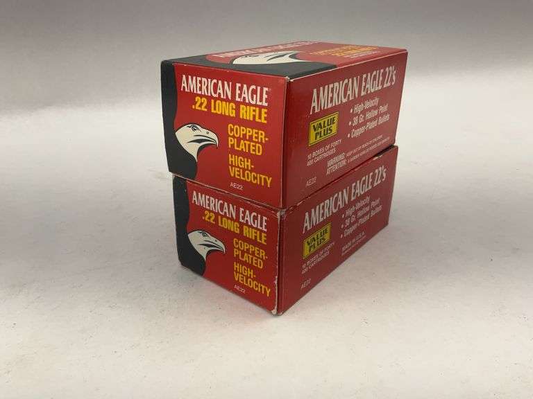American Eagle .22 Long Rifle Ammunition - 2 boxes image
