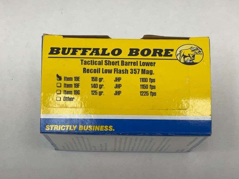 Buffalo Bore 357 Mag Ammunition - 1 box image