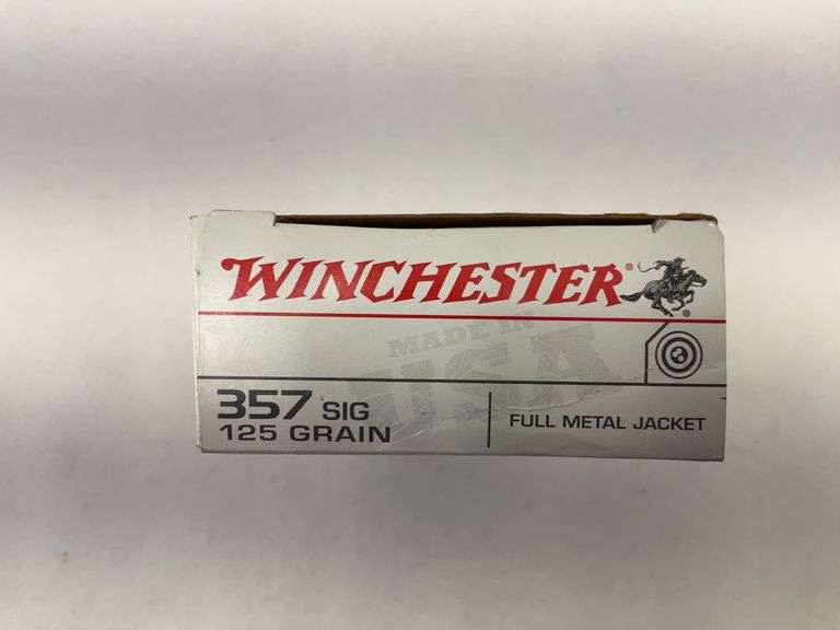 Winchester .357 SIG 125 Grain Full Metal Jacket Ammunition image