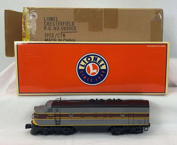 Lionel O Gauge 14563 Erie Lackawanna dummy F3a CMD in box image