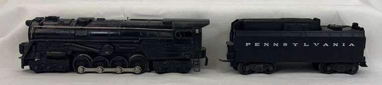 Postwar Lionel O Gauge 681 6-8-6 steam Turbine w/6026W whistle tender image