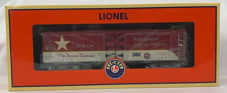 Lionel O Gauge 52581 Texas Special operating milk car Dallas 2011 in box image