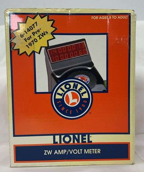 Lionel 14077 ZW Amp/Volt Meter in original box image