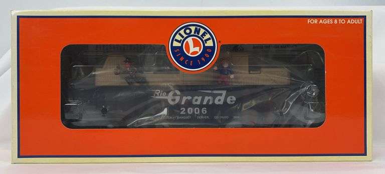 Lionel O Gauge 26791 UP Prospector & Thief chase gondola LCCA 2006 banquet car image