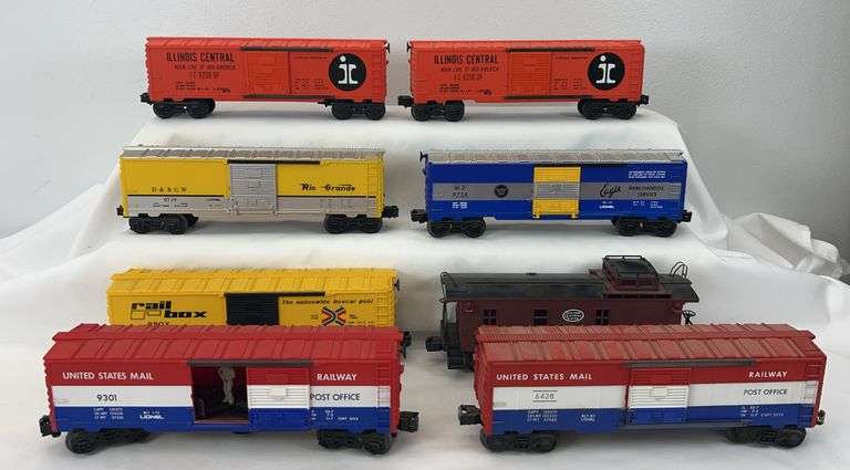Lionel O Gauge freight trains two 9200, 9739, 9724, 9767, 9301, 6428, 6907 image
